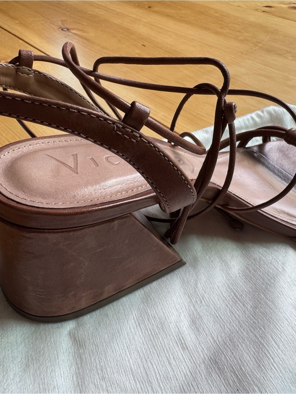 Free People Vicenza Love Letter Wrap Heels - Picture 4 of 7